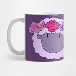 Flower Crown Sheep Face Mug